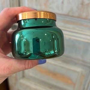 Mini capri blue candle Fir & Firewood